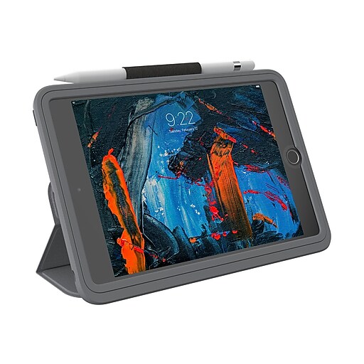 ZAGG 102003348 Rugged Messenger Silicone Case for iPad mini, Gray at