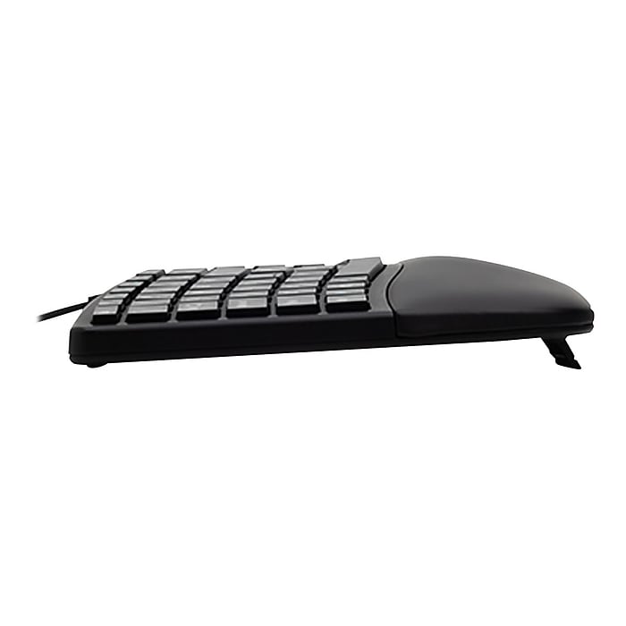 Kensington Pro Fit Ergo Wired Keyboard, Black (K75400US