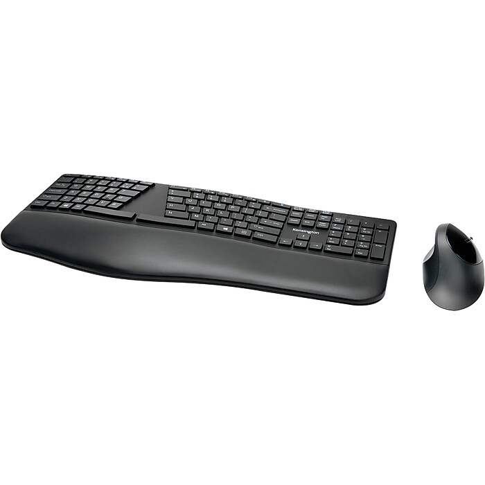 Kensington Pro Fit Wireless Ergonomic Keyboard and Optical Mouse