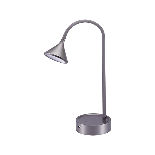 Black & Decker LED Desk Lamp, Silver (VLED1812GRAY-BD) | Staples