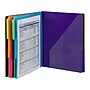 Smead Poly Project Letter Size Solid Cover Presentation Book, Gray/Bright Colors (89207)~#|#~sp103902943_sc7