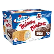 HOSTESS Twinkies And Ding Dongs Variety Pack, 1.31 oz., 32/Box (220-01110)