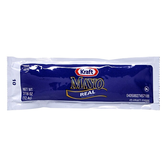 Kraft Mayonnaise, 0.44 oz., 200/Box (220-01118) | Staples