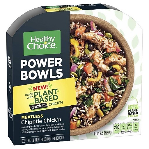 Healthy Choice Power Bowl Gardein Chipotle Chicken, 9.25 ...