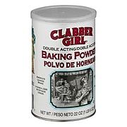 CLABBER GIRL Baking Powder, 22 oz., 2/Pack