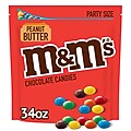M&M's Party Size Peanut Butter Milk Chocolate Pieces, 34 oz. (MMM55085)