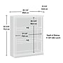 Sauder Select 44"H 3-Shelf Bookcase, Oiled Oak (410372)~#|#~sp104219386_sc7