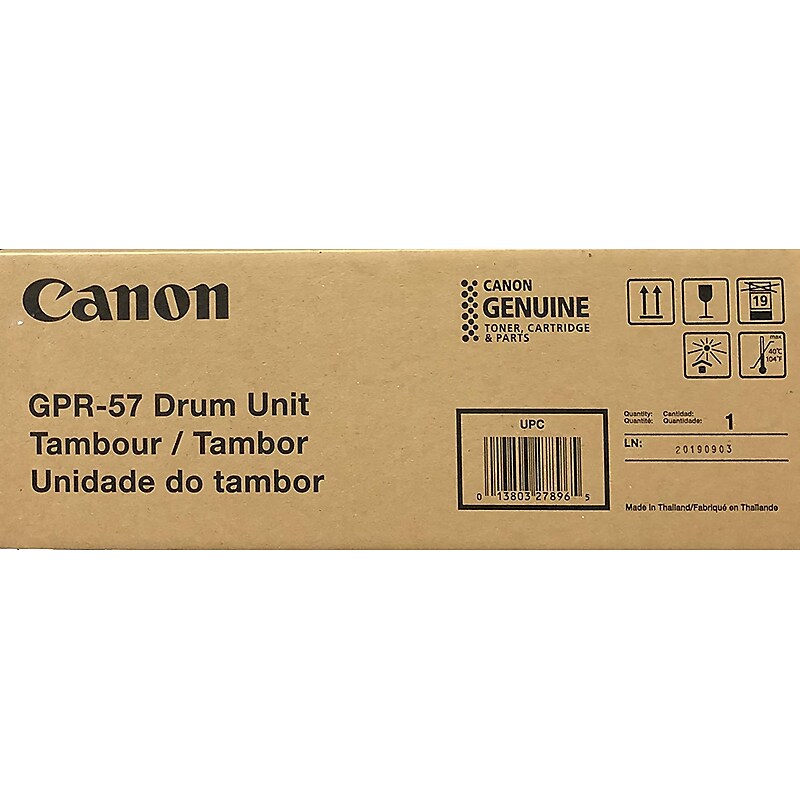 Canon GPR-57 Black Standard Yield Drum Unit (0475C003AA) image 1