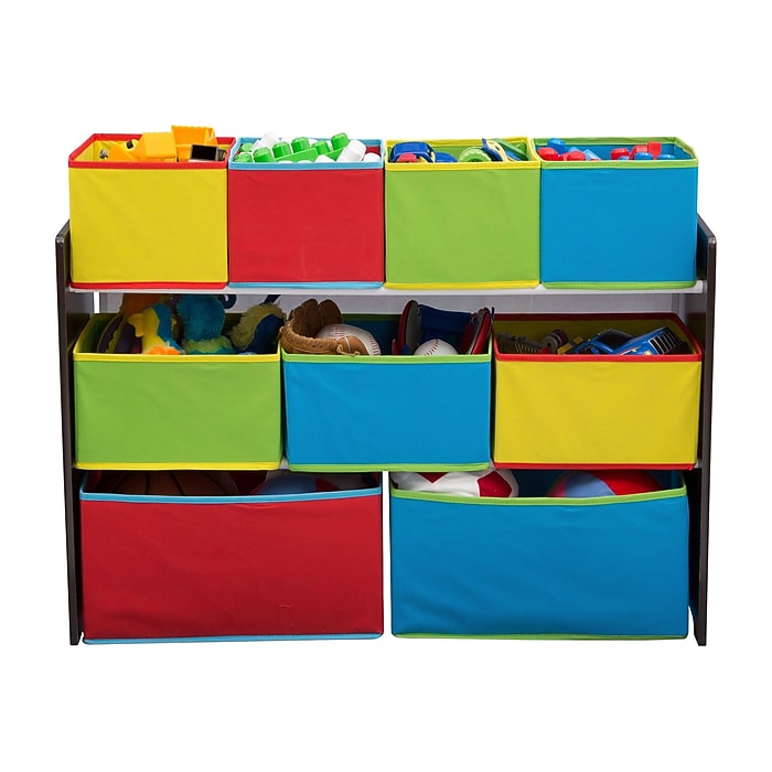 Delta Children Deluxe Multi-Bin Open Lid Toy Organizer with