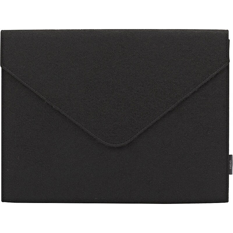 Smead Soft Touch Expanding Wallet, Snap Closure, Letter Size, Black (70920) image 1