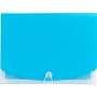 Smead Moisture Resistant Plastic Accordion File, 12-Pocket, Letter Size, Teal/Clear (70869)~#|#~sp104402188_sc7