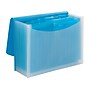 Smead Moisture Resistant Plastic Accordion File, 12-Pocket, Letter Size, Teal/Clear (70869)~#|#~sp104402189_sc7