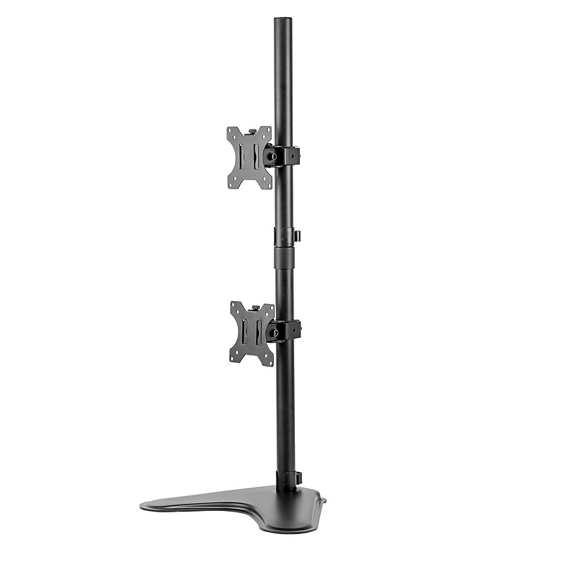 Fellowes Professional Series Freestanding Dual Stacking Monitor Arm, Up to 32" Monitor, Black (8044001) image 1