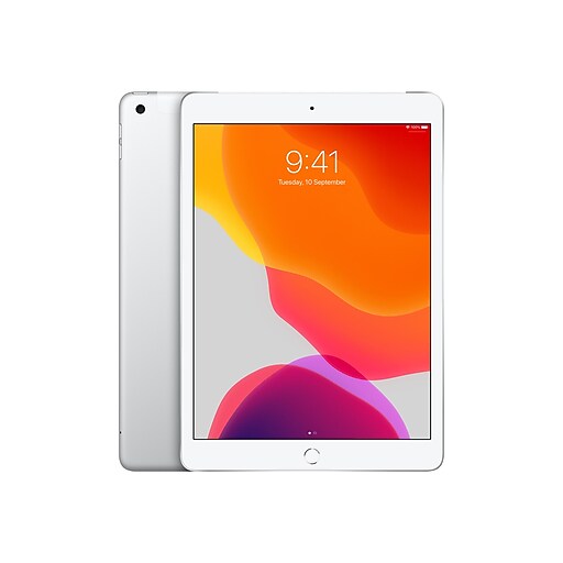 Apple iPad 8th Generation 10.2" Tablet, 128GB, WiFi, Silver (MYLE2LL/A