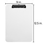 JAM Paper Plastic Clipboard, Letter Size, Clear, 12/Pack (340928126A)~#|#~sp104484323_sc7