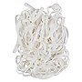 JAM Paper Colored Multi-Purpose #64 Rubber Bands, 3.5" x 0.25", Non-Latex, White, 100/Pack (33364RBWH)~#|#~sp104484344_sc7