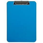 JAM Paper Standard Plastic Clipboard, Blue (340926882)