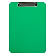 JAM Paper Standard Plastic Clipboard, Green (340926880)