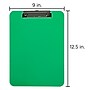 JAM Paper Plastic Clipboard, Letter Size, Green, 12/Pack (340926880AZ)~#|#~sp104484442_sc7