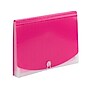 Smead Vibrant Line Plastic Accordion File, 12-Pocket, Letter Size, Pink/Clear (70864)~#|#~sp104485359_sc7