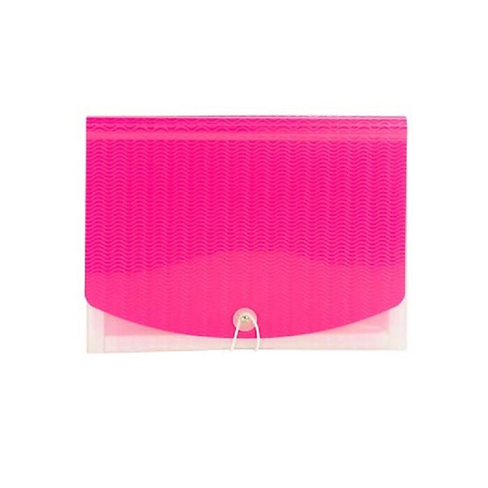 Smead Vibrant Line Plastic Accordion File, 12-Pocket, Letter Size