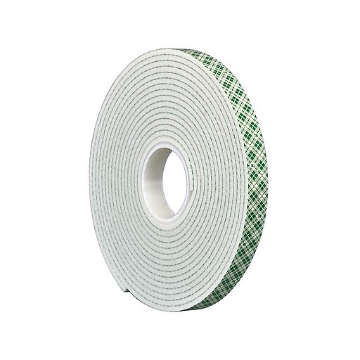 3M 4032 Double Sided Foam Tape, 1/2" x 5 yds. (888519014172) at Staples