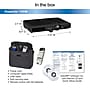 Epson PowerLite 1781W Wireless WXGA 3LCD Portable Projector, Black~#|#~sp104567101_sc7