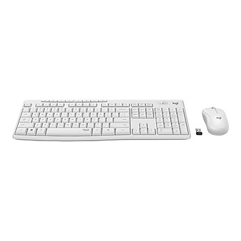 Logitech MK295 Silent Keyboard and Mouse Combo, Off White (920-009783)