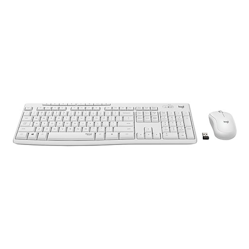 Logitech MK295 Silent Keyboard and Mouse Combo, Off White (920009783