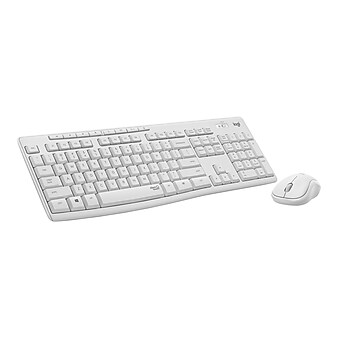 Logitech MK295 Silent Keyboard and Mouse Combo, Off White (920-009783)