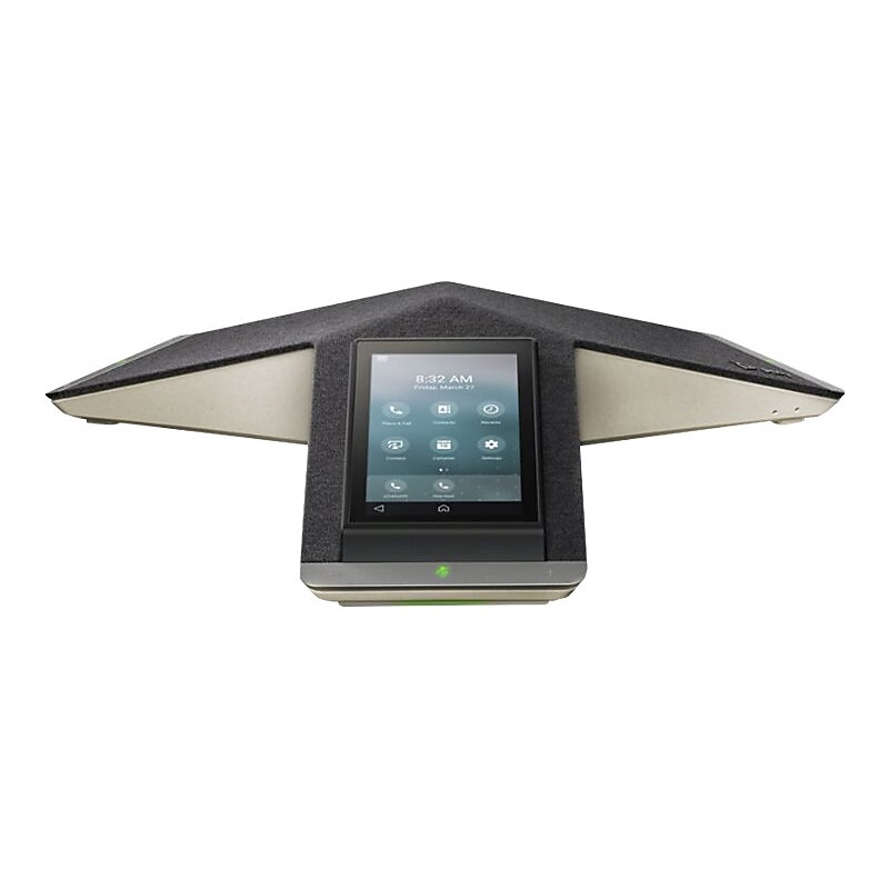 Poly Trio C60 VOIP Phone, Gray/Gold (849B6AA#ABA) image 1