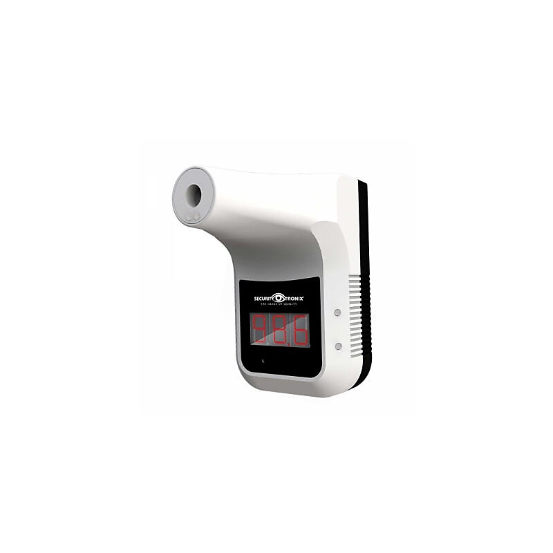 Security Tronix Therma Scan Wall Mounted No Contact Thermometer, White (ST-THERMASCAN-1) image 1