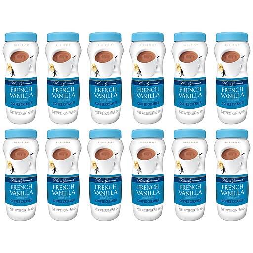 Flavor Gourmet French Vanilla Powdered Creamer, 15 Oz., 12/Box (90881