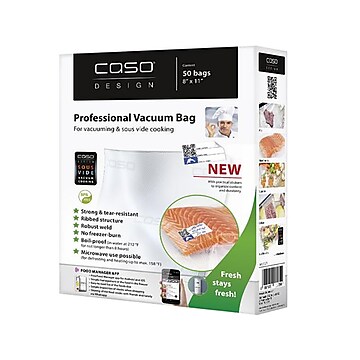 Caso Design Vacuum Bags, 11", 50/Pack (11219)