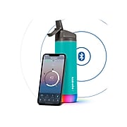 HidrateSpark STEEL Smart Water Bottle, Sea Glass, 17 Oz. (HI-005-004)