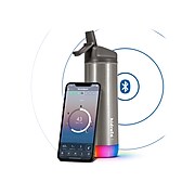 HidrateSpark STEEL Smart Water Bottle, Brushed, 17 Oz. (HI-005-001)