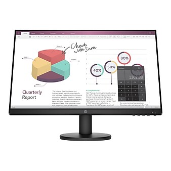 HP P24v G4 23.8" LED Monitor, Black (9TT78A6#ABA)