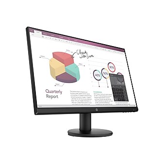 HP P24v G4 23.8" LED Monitor, Black (9TT78A6#ABA)