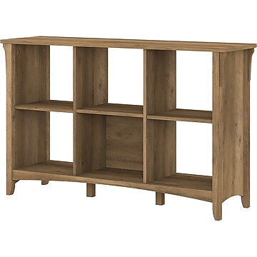 Bush Furniture Salinas 6 Shelf 30, Pine Cube Bookcase