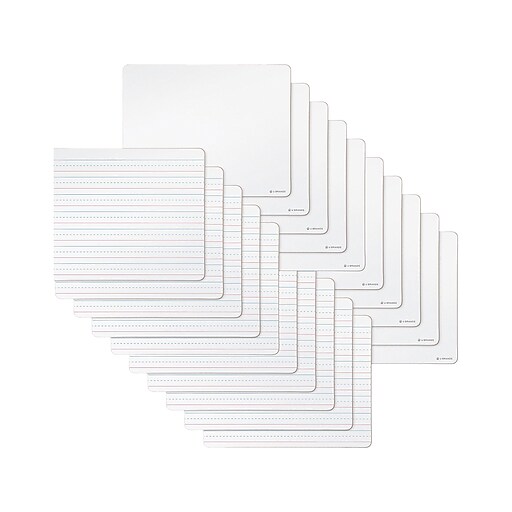U Brands DryErase Whiteboard, 0.75' x 1', 24/Pack (4863U0001) Staples