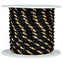 JAM Paper Decorative Rope Ribbon, Black with Gold (372rope)~#|#~sp105663255_sc7