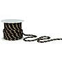 JAM Paper Decorative Rope Ribbon, Black with Gold (372rope)~#|#~sp105663258_sc7