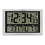 La Crosse Technology Atomic Wall/Table Clock, Plastic, 10.75"H x 16.75"W x 1.38"D (513-1211)~#|#~sp105850826_sc7