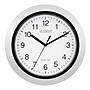 La Crosse Technology 10 Inch Atomic Analog Wall Clock, Silver (WT-3102S)~#|#~sp105850935_sc7