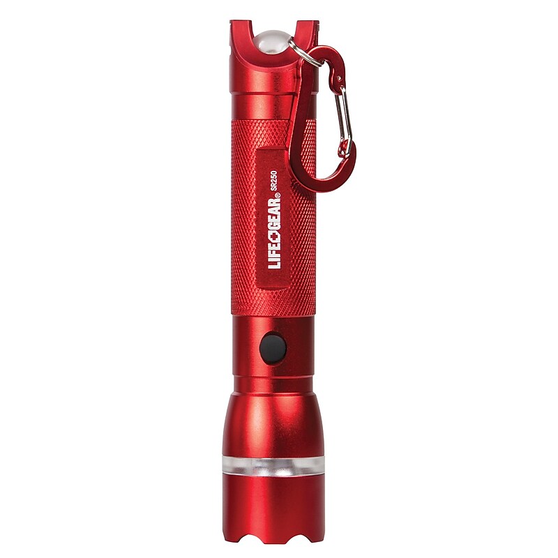 Life+Gear 7" 300-Lumen Search Light 300 + Emergency Signaling, Red (AA35-60538-RED) image 1