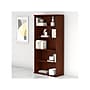 Bush Business Furniture Studio C 73"H 5-Shelf Bookcase with Adjustable Shelves, Hansen Cherry Laminated Wood (SCB136HC-Z)~#|#~sp105964610_sc7