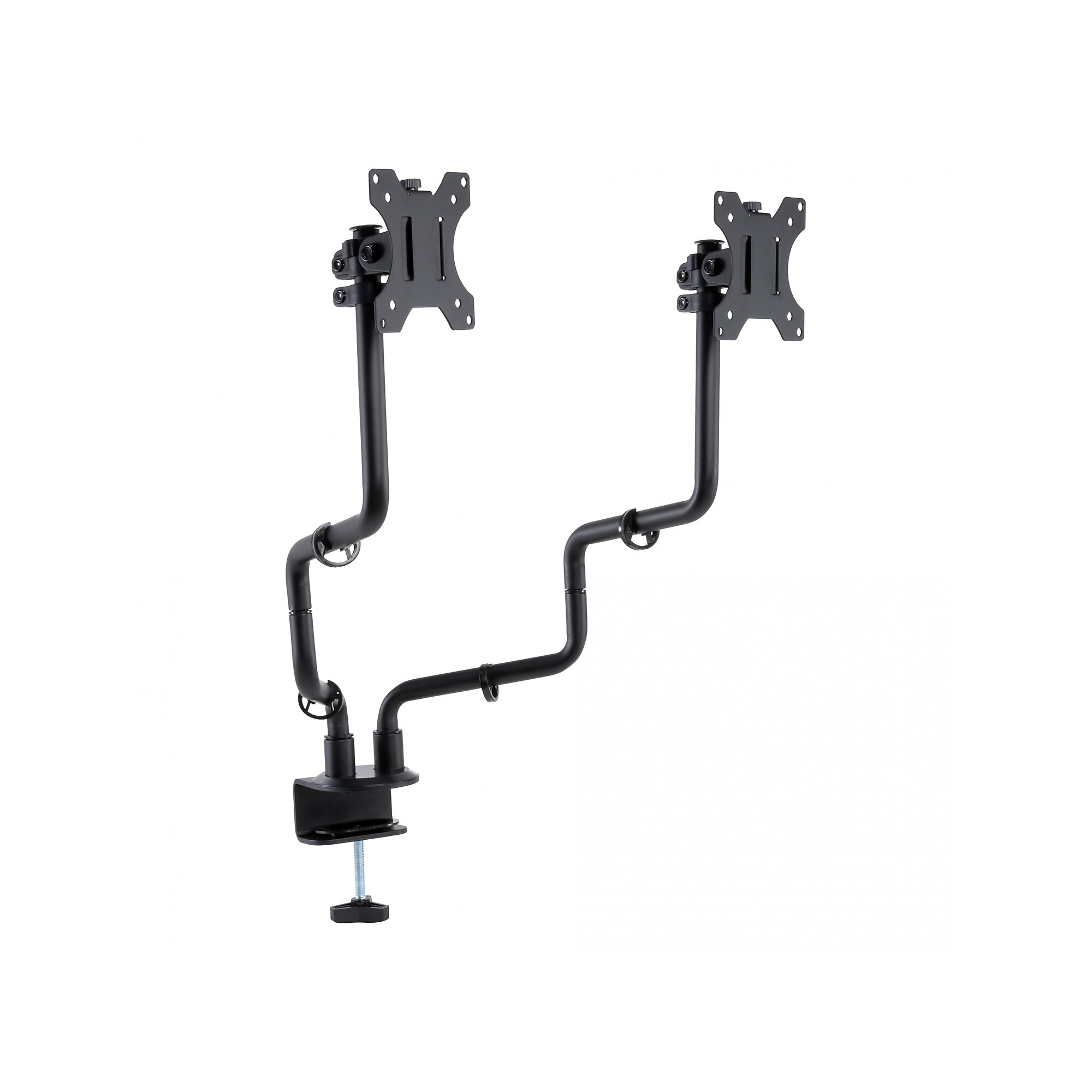 Allsop Art Adjustable Dual Monitor Arm, Up to 32″, Black (32146) Sansujyuku sansujyuku.com