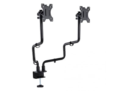 Allsop Art Adjustable Dual Monitor Arm, Up to 32″, Black (32146) Sansujyuku sansujyuku.com