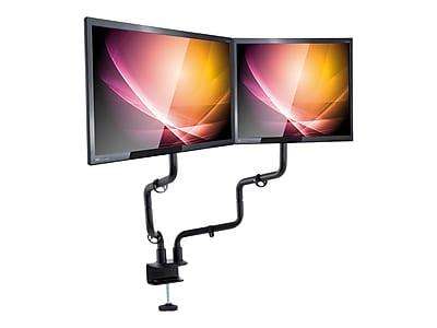 Allsop Art Adjustable Dual Monitor Arm, Up to 32″, Black (32146) Sansujyuku sansujyuku.com