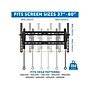 Mount-It! Premium Tilt Wall TV Mount, 154 Lbs. Max. (MI-382)~#|#~sp105964851_sc7